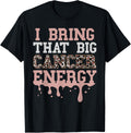Big Cancer Energy Melanin Women Cheetah Zodiac Drip Leopard Apparel Streetwear Style US Top Pick