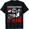 Videographer Gifts Shirt Co. Unisex-Adults Black Cotton 65 Polyester 35 Casual Humorous Modern Fun Videographers Like It...