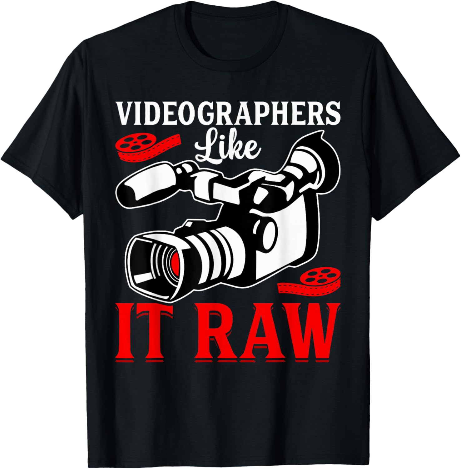 Videographer Gifts Shirt Co. Unisex-Adults Black Cotton 65 Polyester 35 Casual Humorous Modern Fun Videographers Like It...