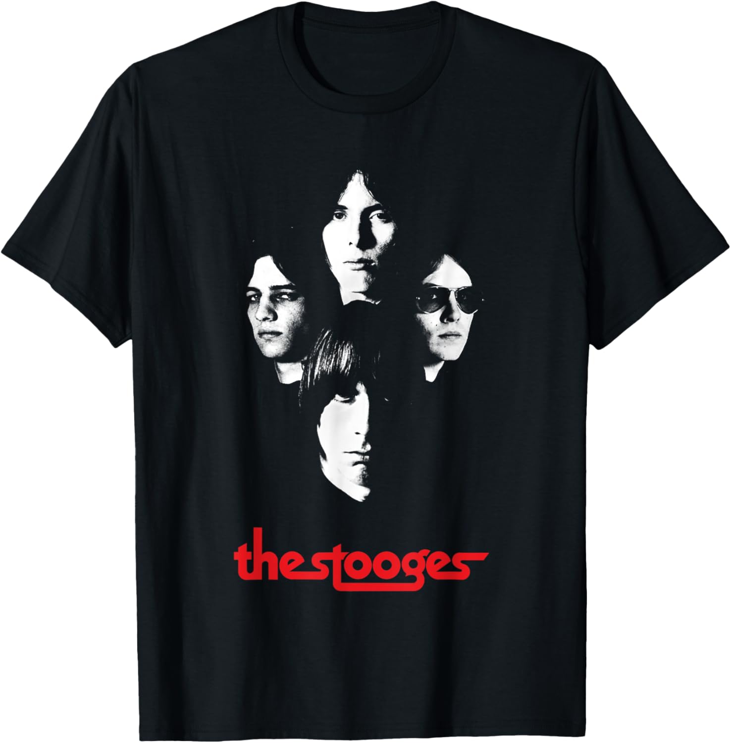 Iggy and The Stooges 4 Faces Officially Licensed Apparel | Viral US Pick | Perfect for Crafters