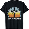 Vintage Sunset Cross Way Maker Miracle Worker Promise Keeper Apparel | Best Seller Pick | Aesthetic Fit