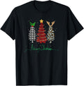 Christmas Trees Buffalo Plaid Leopard Cheetah Print Gift Apparel Premium Print Everyday Wear