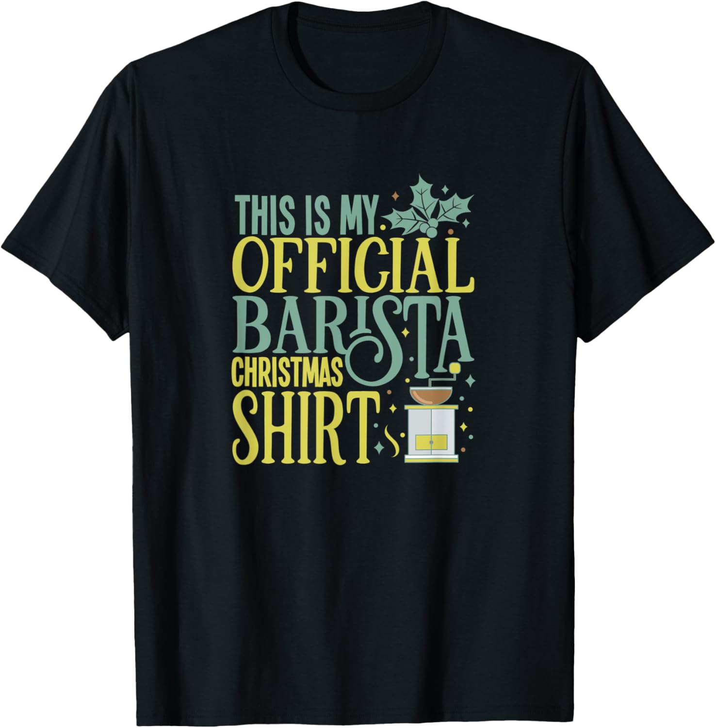Christmas Barista Coffee Maker Espresso Merch Apparel | US Viral Style | Comfort Daily Wear