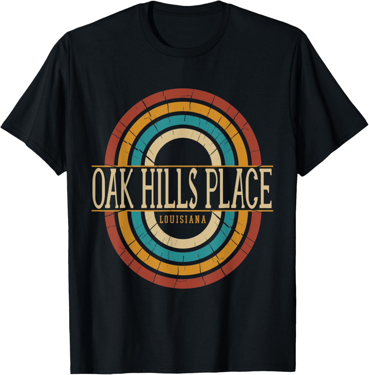 Vintage Retro Oak Hills Place Louisiana LA Souvenirs Apparel | High Search Volume | Aesthetic Casual Look