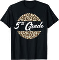 5th Grade Cheetah Print School Teacher Student Fifth Grade Men Women Kids Apparel Streetwear Style Fan Favorite
