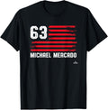 Flag Stripes Michael Mercado Philadelphia Baseball MLBPA Apparel | Perfect Gift Idea