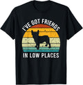 I've Got Friends in Low Places French Bulldog Retro Men Women Kids Apparel | Top Conversion Title | Perfect Gift Choice