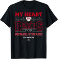 My Heart Beats for Michael Stefanic Los Angeles Baseball Apparel | Everyday Casual Wear