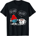 She Loves Me More Crochet Yarn And Coffee Funny Crocheting Yarn Supply | Top Rated | High CTR Title