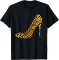 Funny Leopard Animal Print High Heels Gift Women Stiletto Apparel Premium Print Gift Ready
