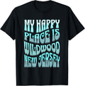 My Happy Place Is Wildwood New Jersey Ocean Beach Vacation Men Women Kids Apparel | Top Conversion Title | High CTR Boost