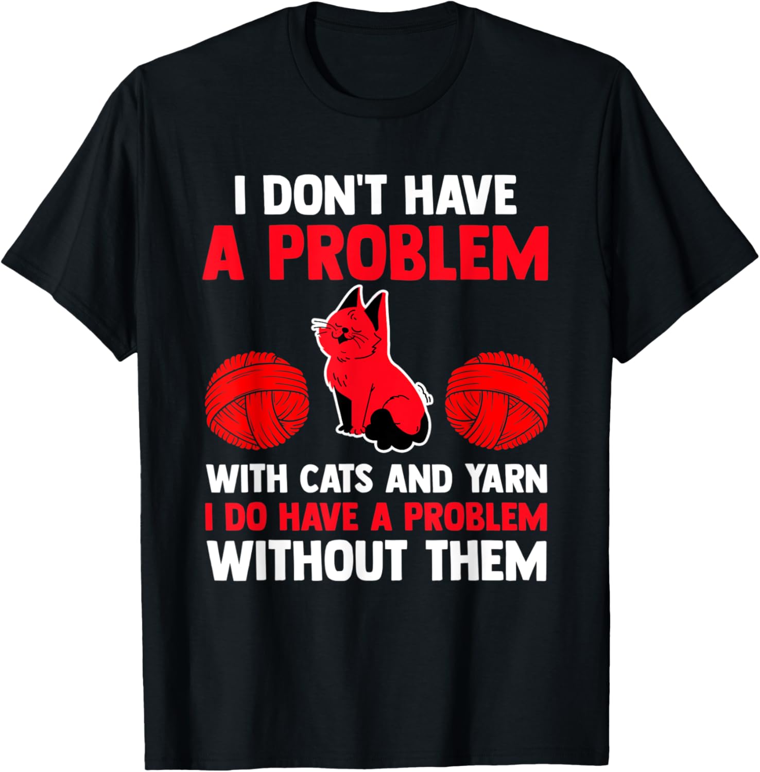 I don't have a problem with cats and yarn cat Yarn Supply | High Search Volume | High CTR Title