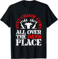Super Shoppa Funny Black Just Chasing Cows All Over The Damn Place Apparel | US Viral Pick | Daily Wear Essential