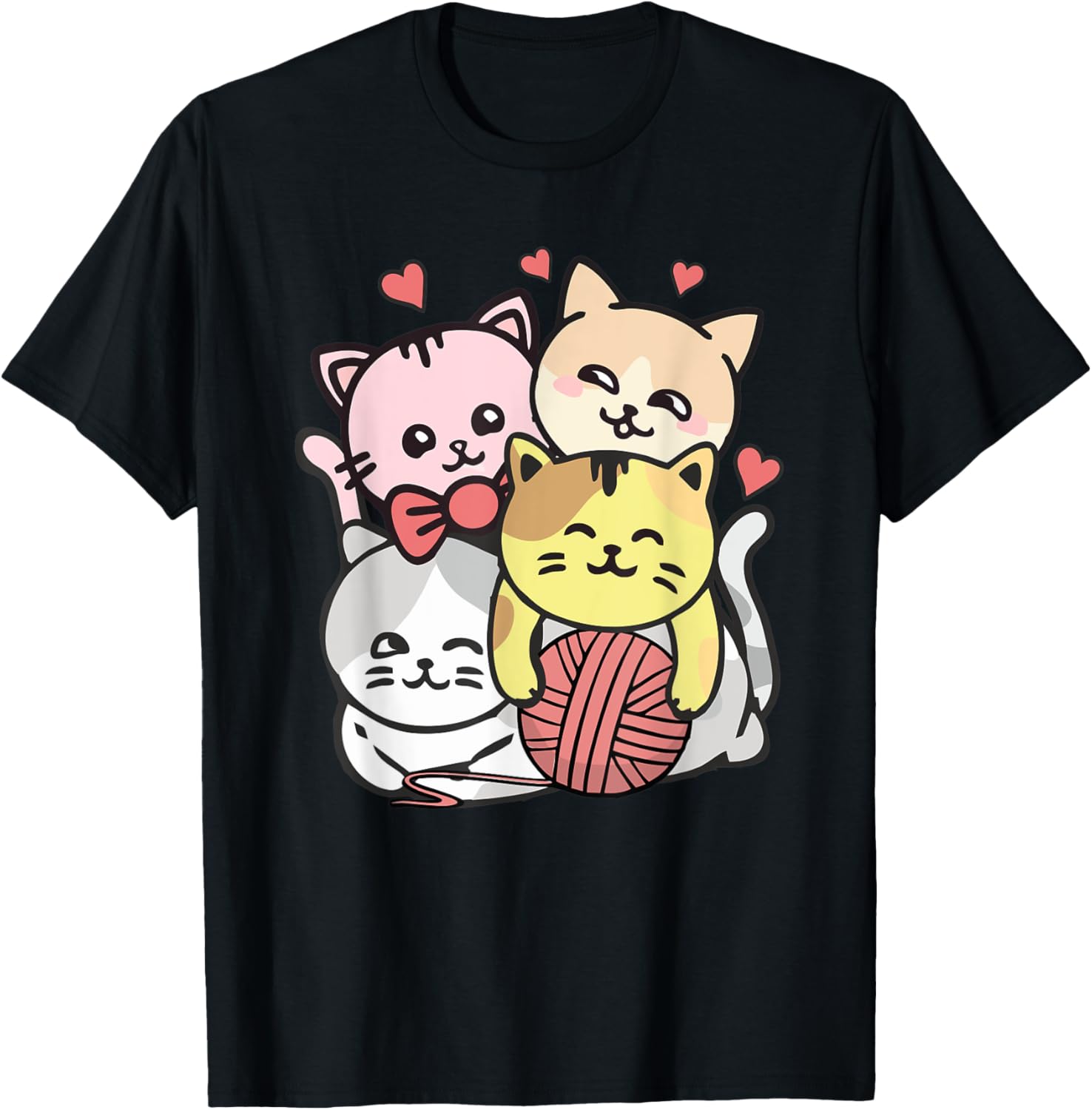 Cats Cute Mountain Kitten Pile Anime Neko Kawaii Cat Yarn Men Women Kids Yarn Supply | Top Rated | Best Seller Choice