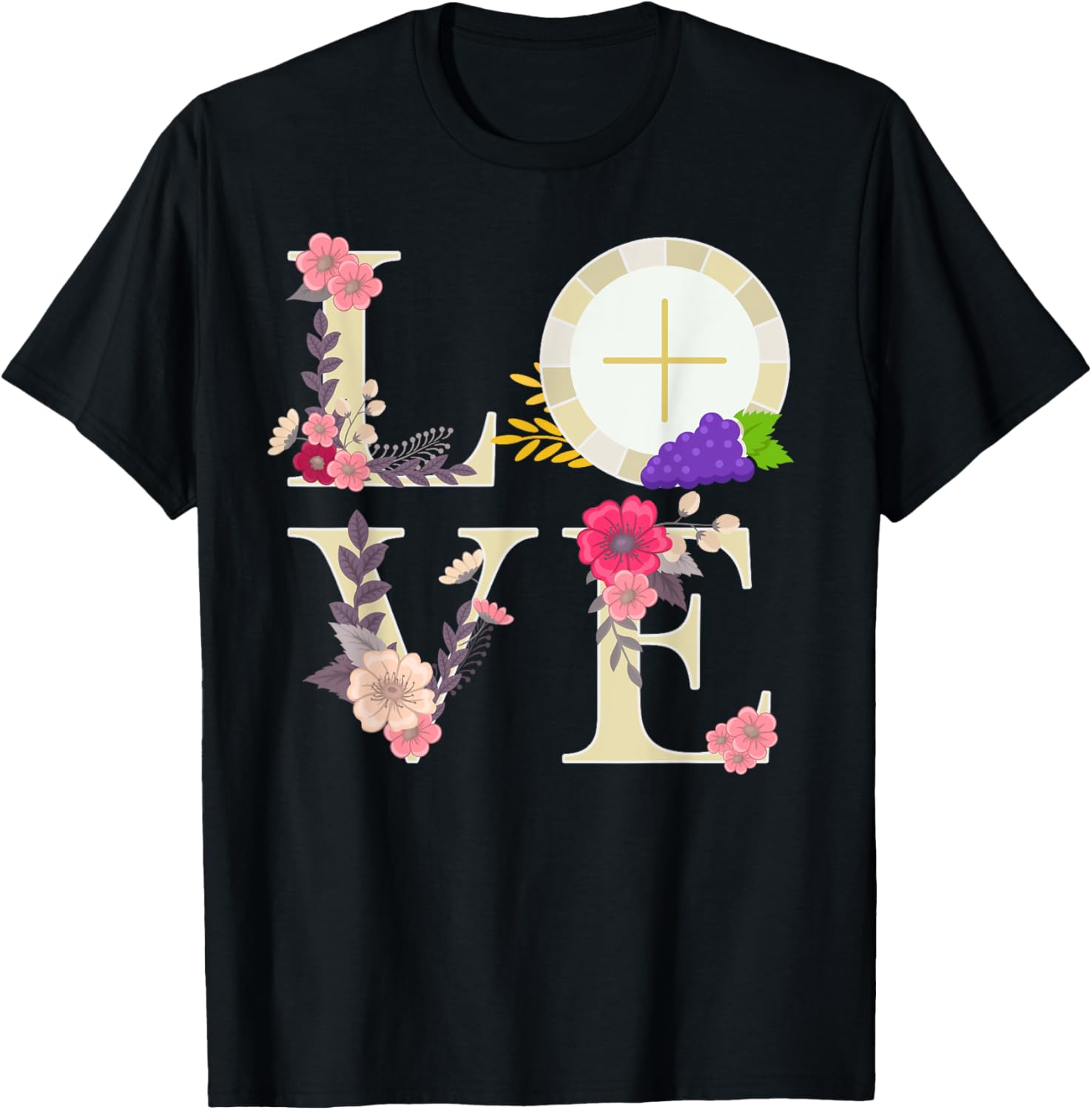Eucharist Host Catholic 1st Holy Communion Gifts for Girls Apparel | Premium Quality | Aesthetic Casual Look