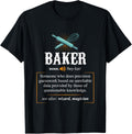 Baker T Shirts Definition I Funny Baking Tshirts T-Shirt | Best Seller Pick | Comfort Daily Wear