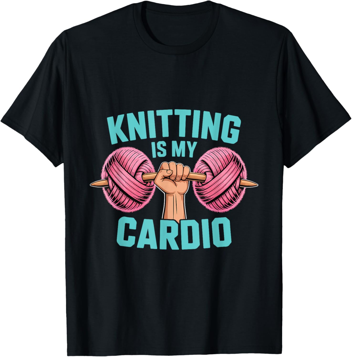 Knitting Is My Cardio Amusing Hobby Crafters Yarn Knit Life Yarn Supply | Top Rated | Perfect for Crafters