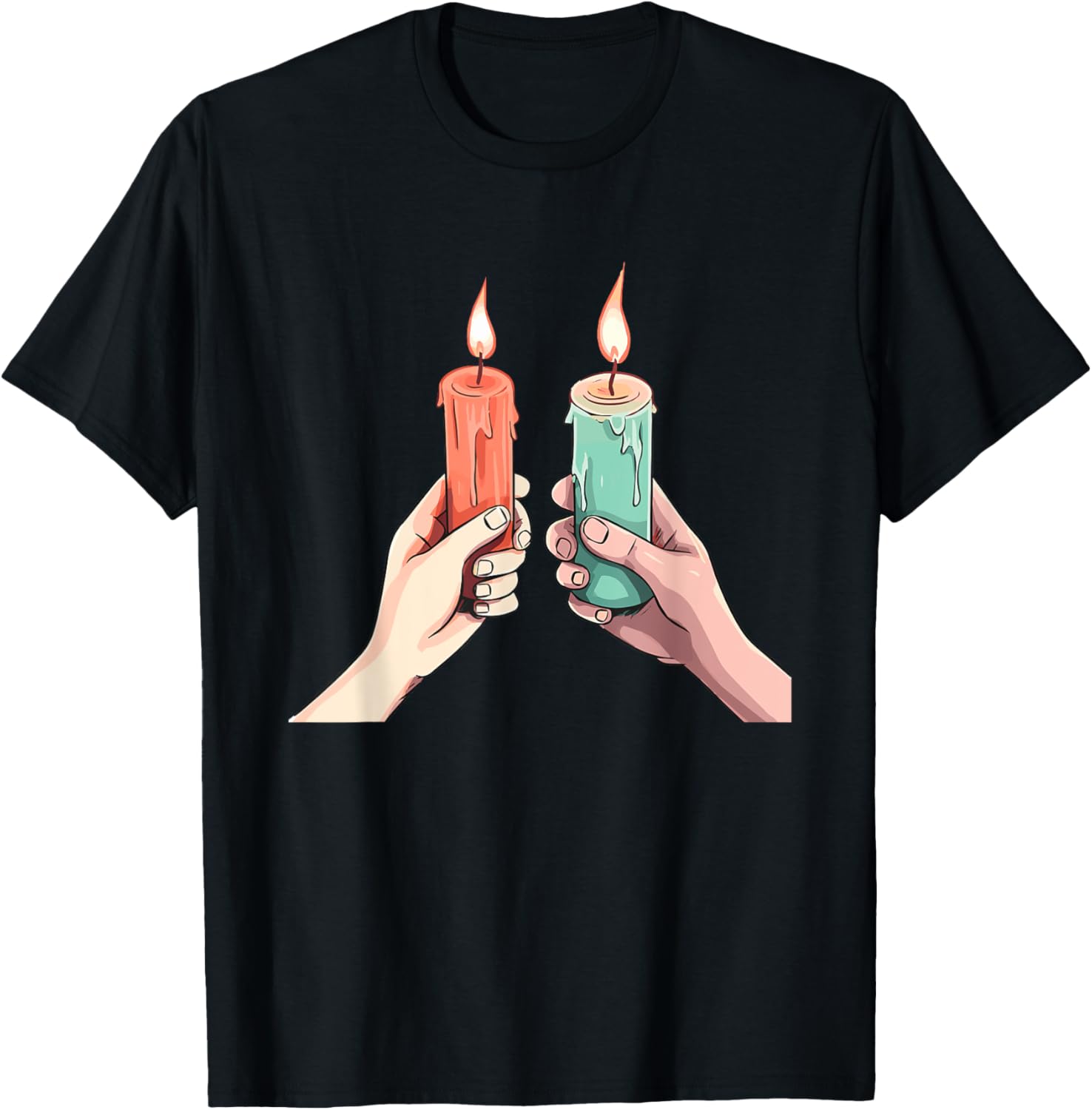 Hand Holding Hand Dipped Candles - Candle Maker Apparel | High Search Volume | Must-Have Style