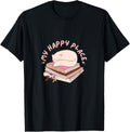 Cat Lover Bookworm, Read & Meow, Books & Cats My Happy Place Apparel | Google Shopping Optimized | Top Rated Comfort