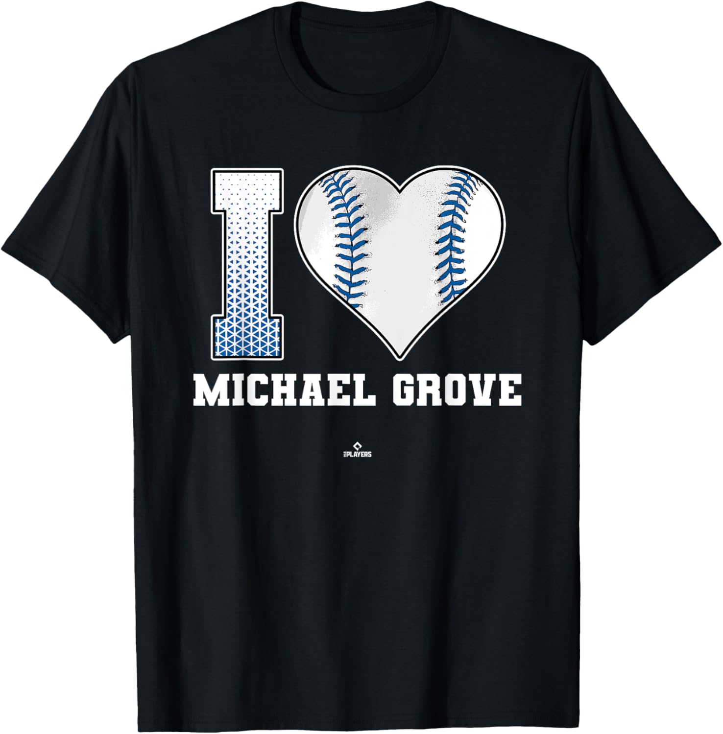 I Heart Baseball Stitch Michael Grove Los Angeles Baseball Apparel | Trending 2025