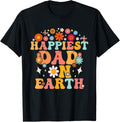 Happiest Dad On Earth Shirt, Family Trip, Happiest Place T-Shirt | Bestseller Style | Daily Wear Essential