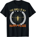 Row The Shell Is My Happy Place Rower Apparel | Trending 2025 | Daily Wear Essential