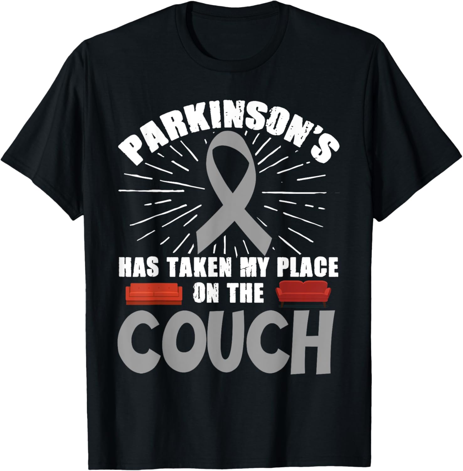 Parkinsons Has Taken My Place on The Couch PD Awareness Apparel | US Viral Pick | Daily Wear Essential