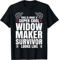Widow Maker Heart Attack Survivor Get Well Recovery Gift Apparel | Best Seller Pick | Aesthetic Fit