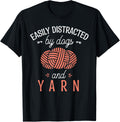 Crocheter Pet Owner Knitter Dog Lover Animal Yarn Knitting T-Shirt for Men Women Kids T-Shirt | Trending 2025 | Custo...