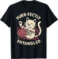 urr-fectly Entangled Cat Cartoon Yarn Yarn Supply | Viral US Pick | Perfect for Crafters