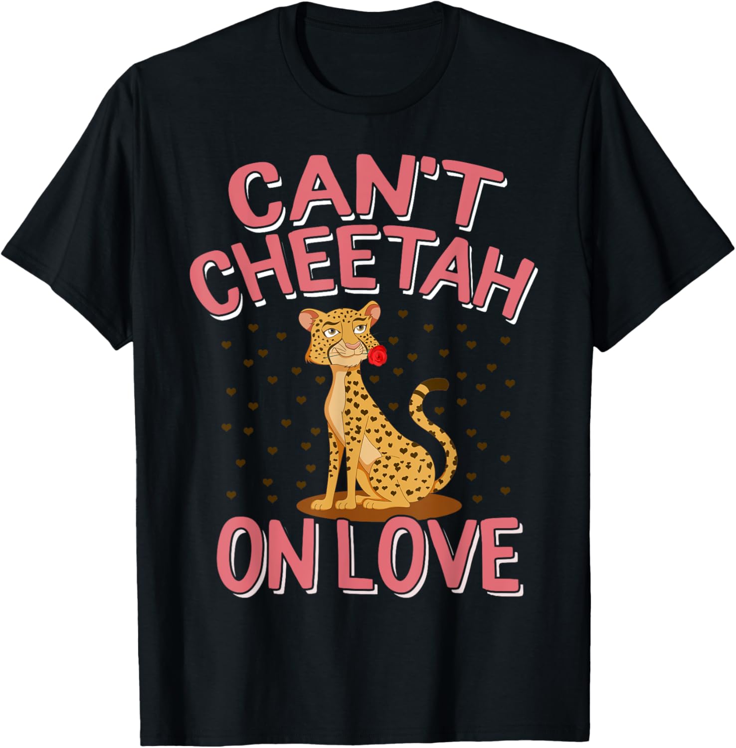 Valentines Day Can t Cheetah On Love Heart Spot Cheetah Tee T Shirt Viral TikTok Find US Top Pick