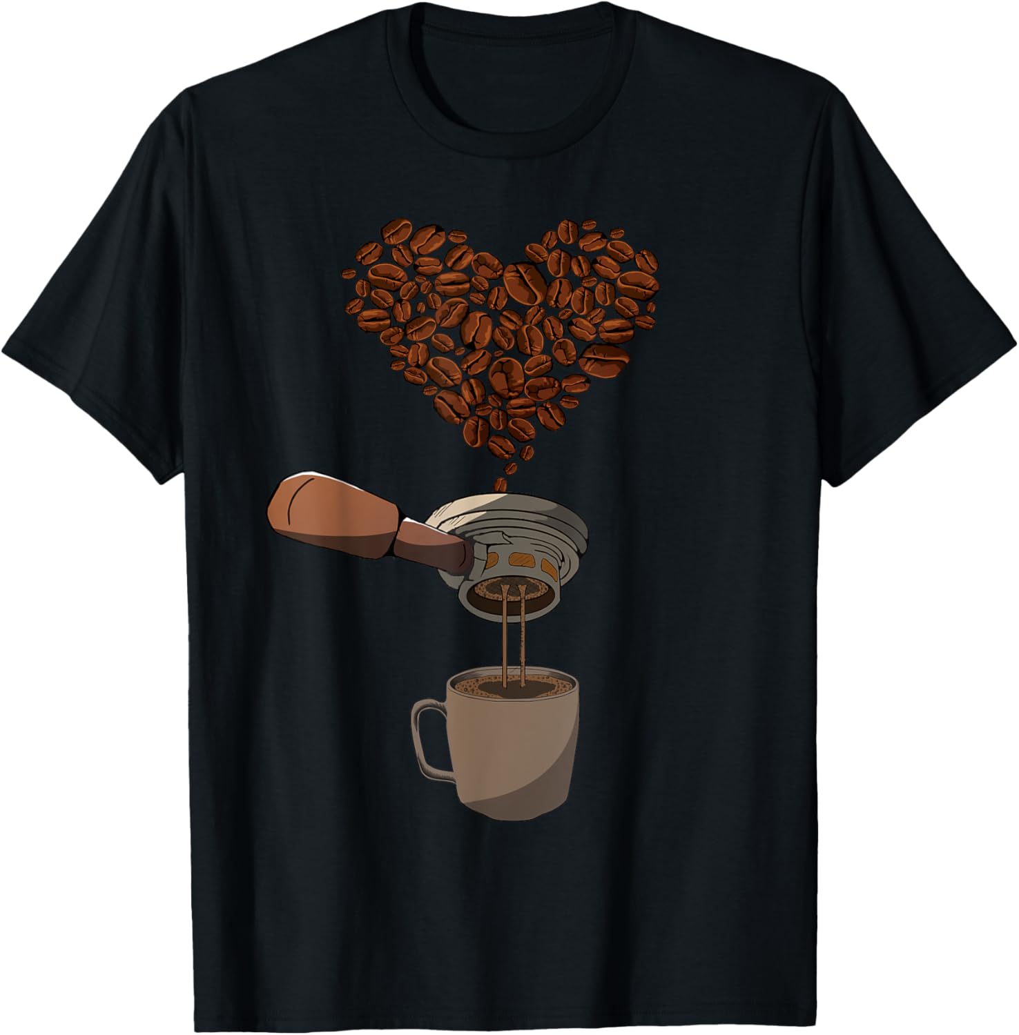 Coffee Beans Heart Barista Espresso Coffeemaker Gift Apparel | High Search Volume | Comfort Daily Wear