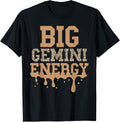 Gemini Birthday Women Cheetah Big Gemini Energy Zodiac Vibes Apparel Comfort Fit Best Seller Look