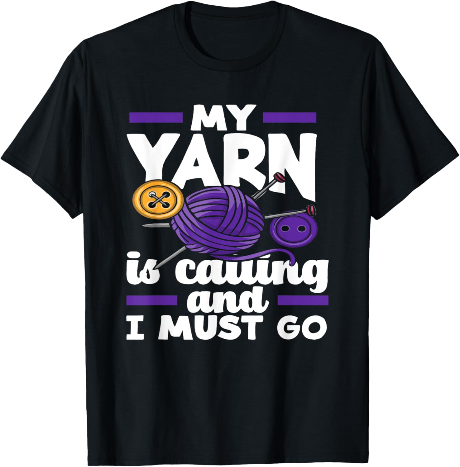 Knitting My Yarn Is Calling And I Must Go Funny Knit Knitter Yarn Supply | Top Rated | Customer Favorite