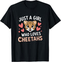 Girl Who Loves Cheetahs Wild Cat Fashion Apparel Streetwear Style Gift Ready