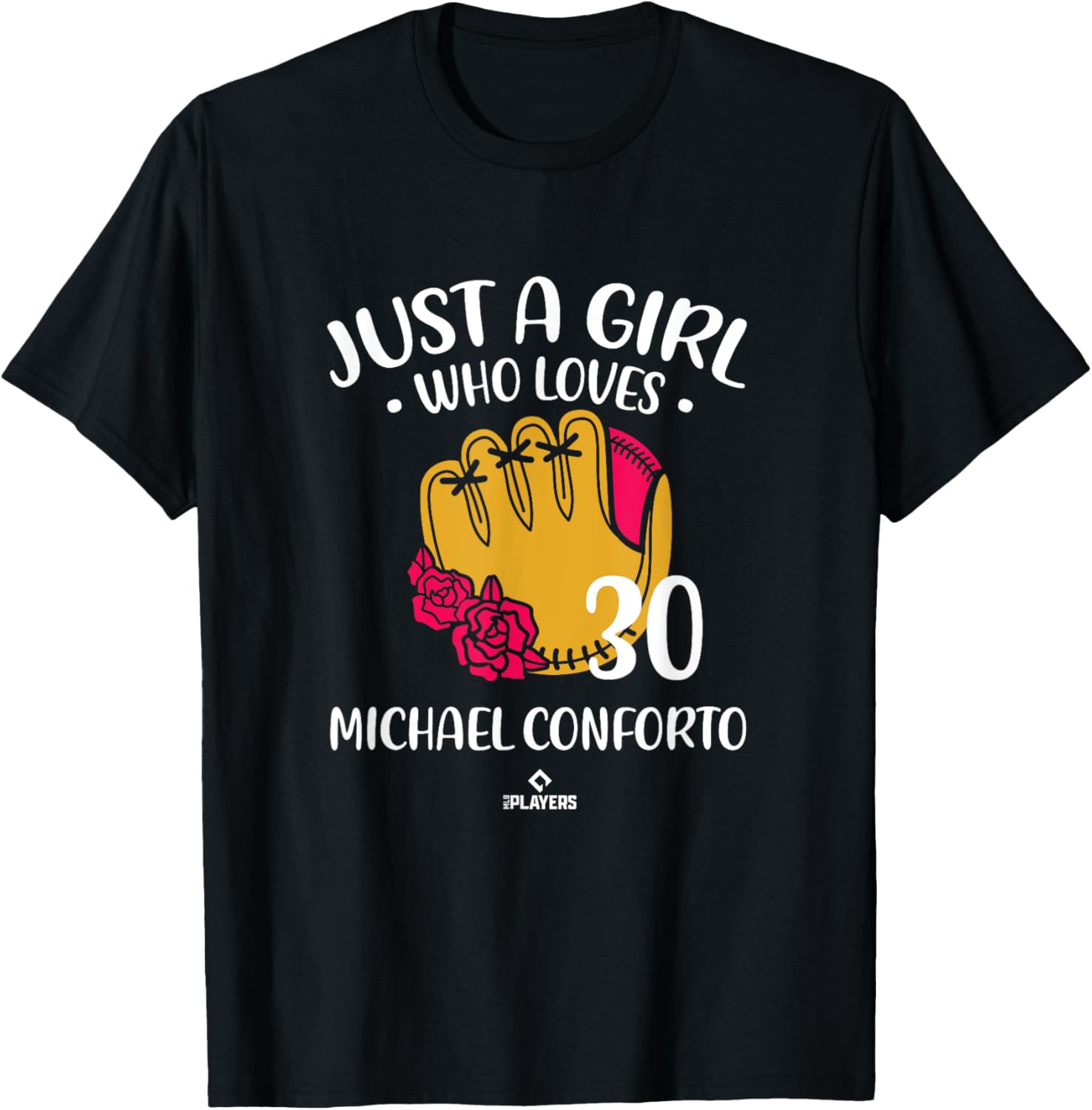 A Girl Who Loves Michael Conforto New York Baseball Fan Apparel | Viral Streetwear Style