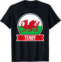 Tenby - Cymru - Wales - Welsh place name flag design Apparel | Premium Quality | Top Rated Comfort