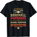 Baseball, Hotdogs and Michael Trautwein Prospect Baseball Apparel | Perfect Gift Idea
