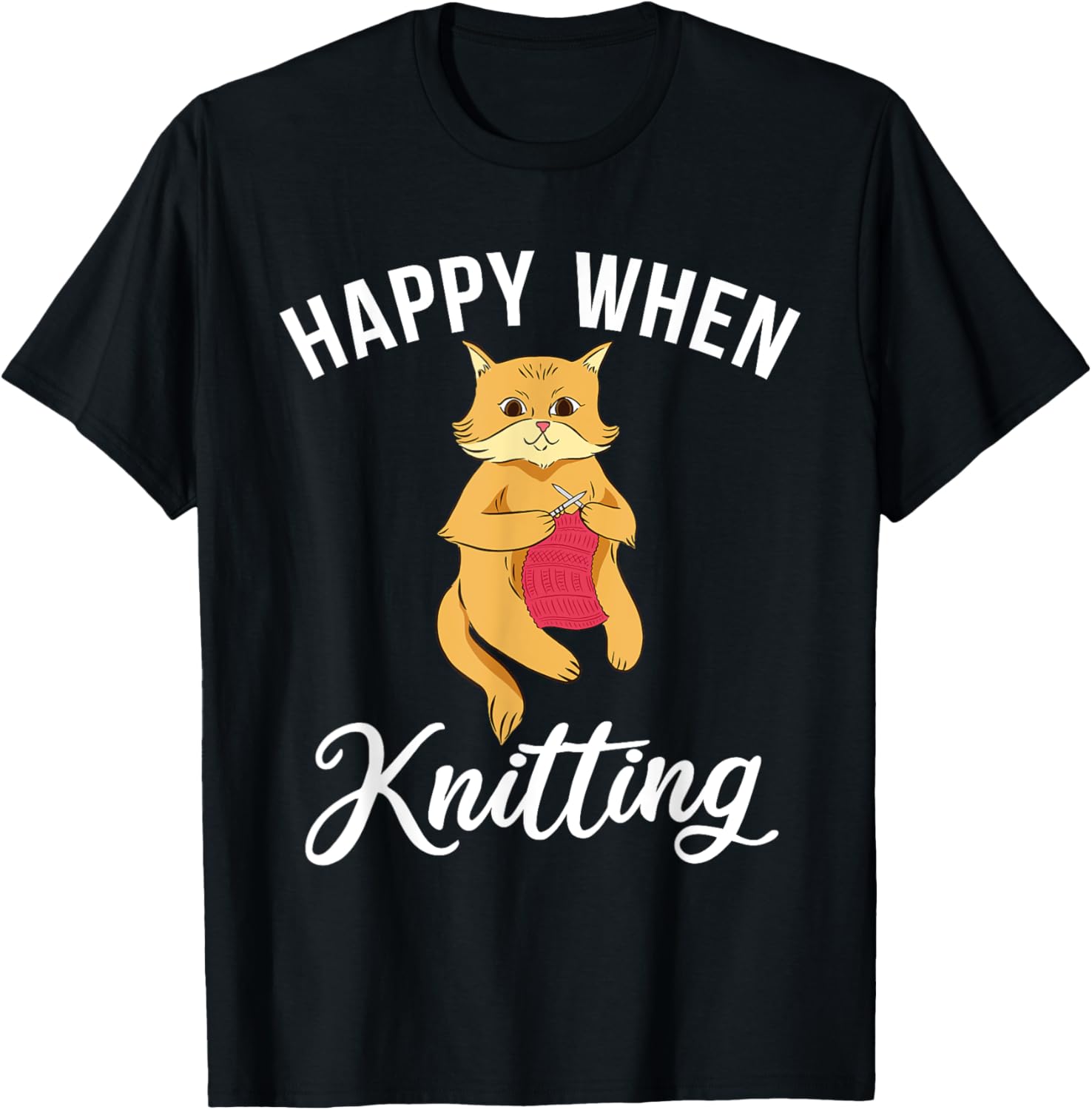 Happy when Knitting Crocheting Yarn Knitter Yarn Supply | Viral US Pick | Customer Favorite