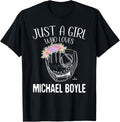Just A Girl Who Loves Michael Boyle Prospect Baseball Fan Apparel | Viral Streetwear Style