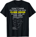Outside the box - Work place humour Apparel | US Viral Pick | Daily Wear Essential