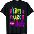 Slime 14th Birthday Queen Crafter Sensory Play Squish Maker Apparel | US Viral Style | Must-Have Style