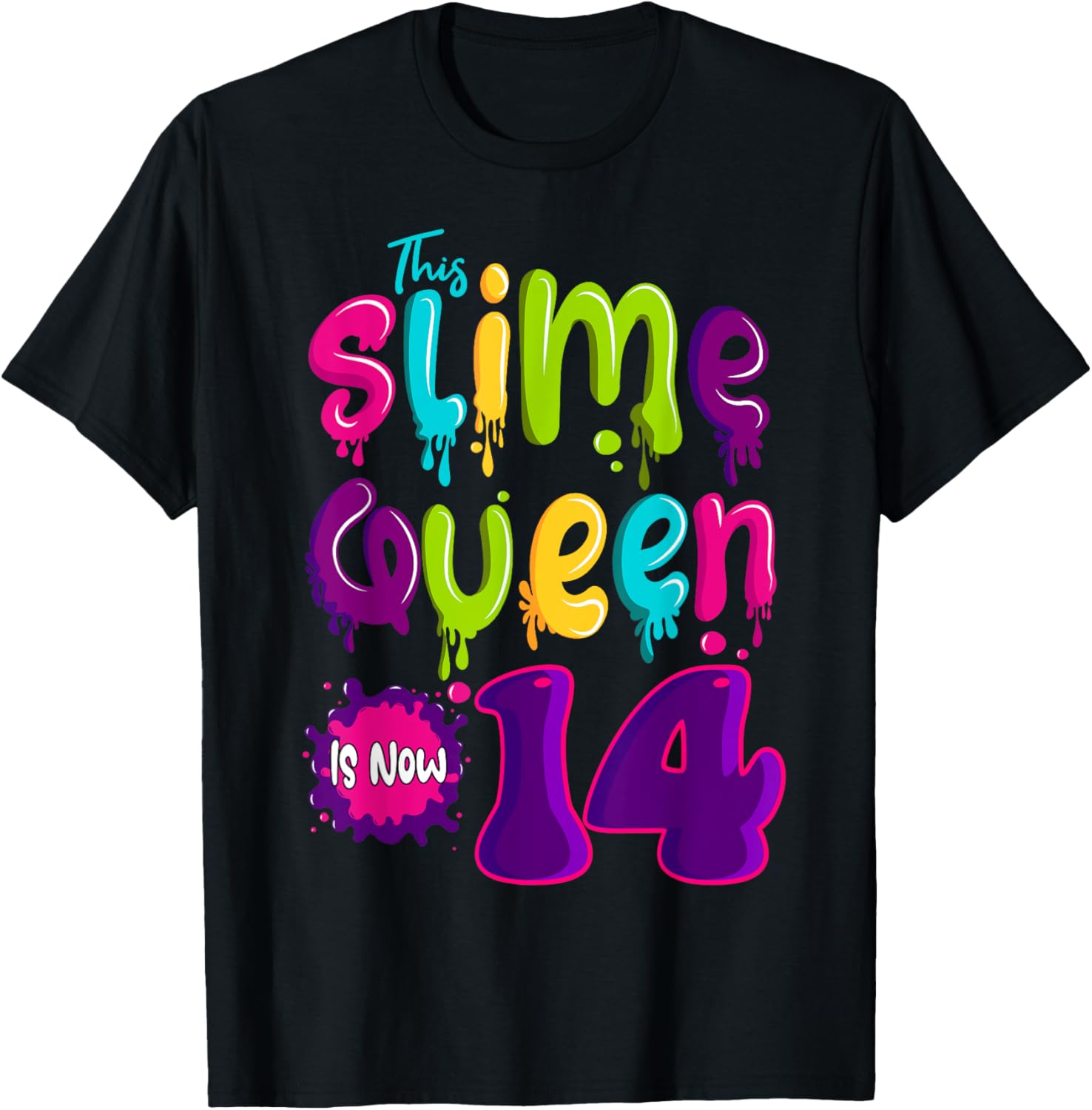 Slime 14th Birthday Queen Crafter Sensory Play Squish Maker Apparel | US Viral Style | Must-Have Style