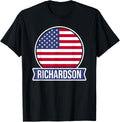 RICHARDSON - USA - American place name US flag design Apparel | Premium Quality | Daily Wear Essential