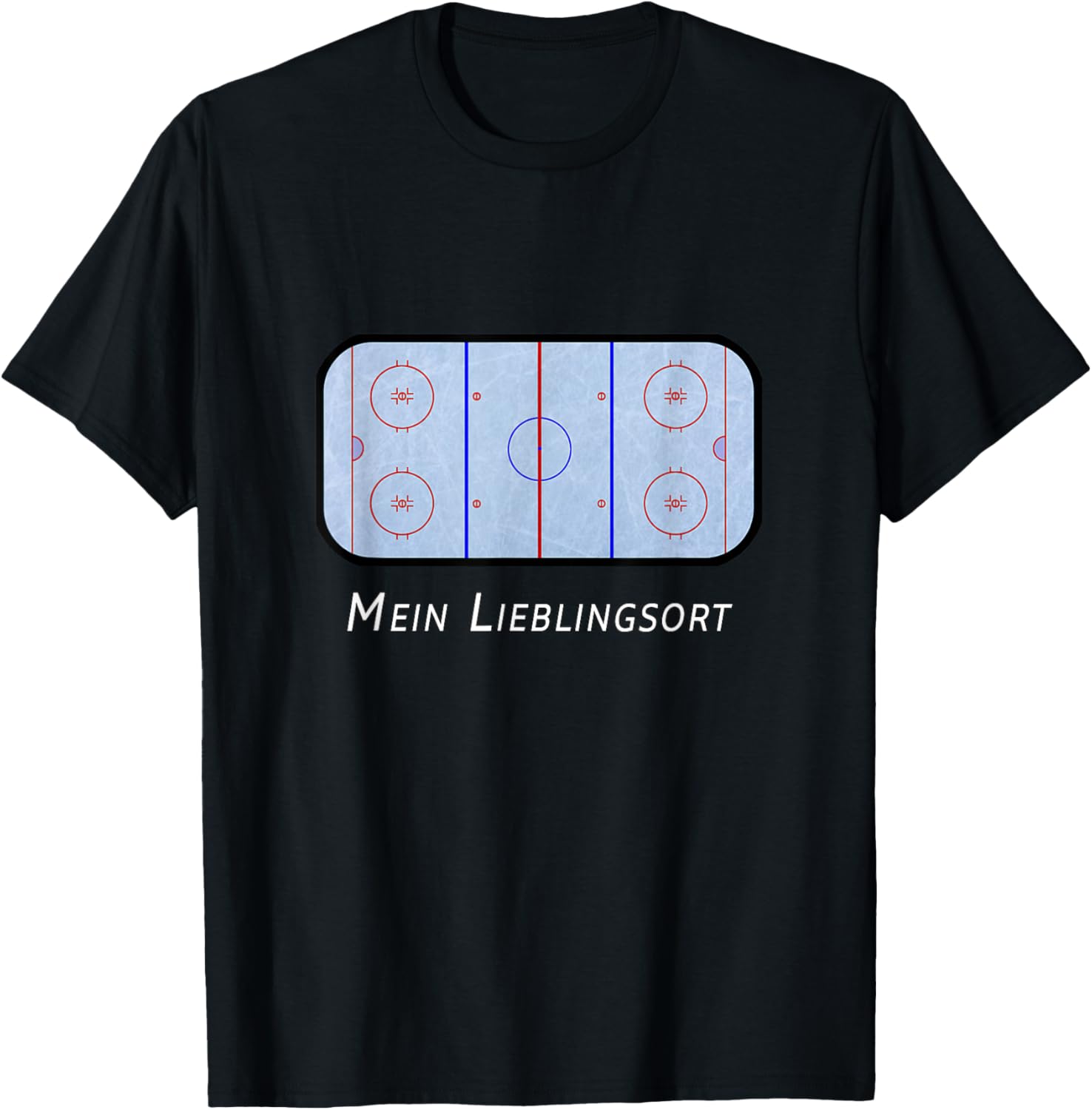 Funny ice hockey ice hall favourite place design Apparel | US Viral Pick | Perfect Gift Choice
