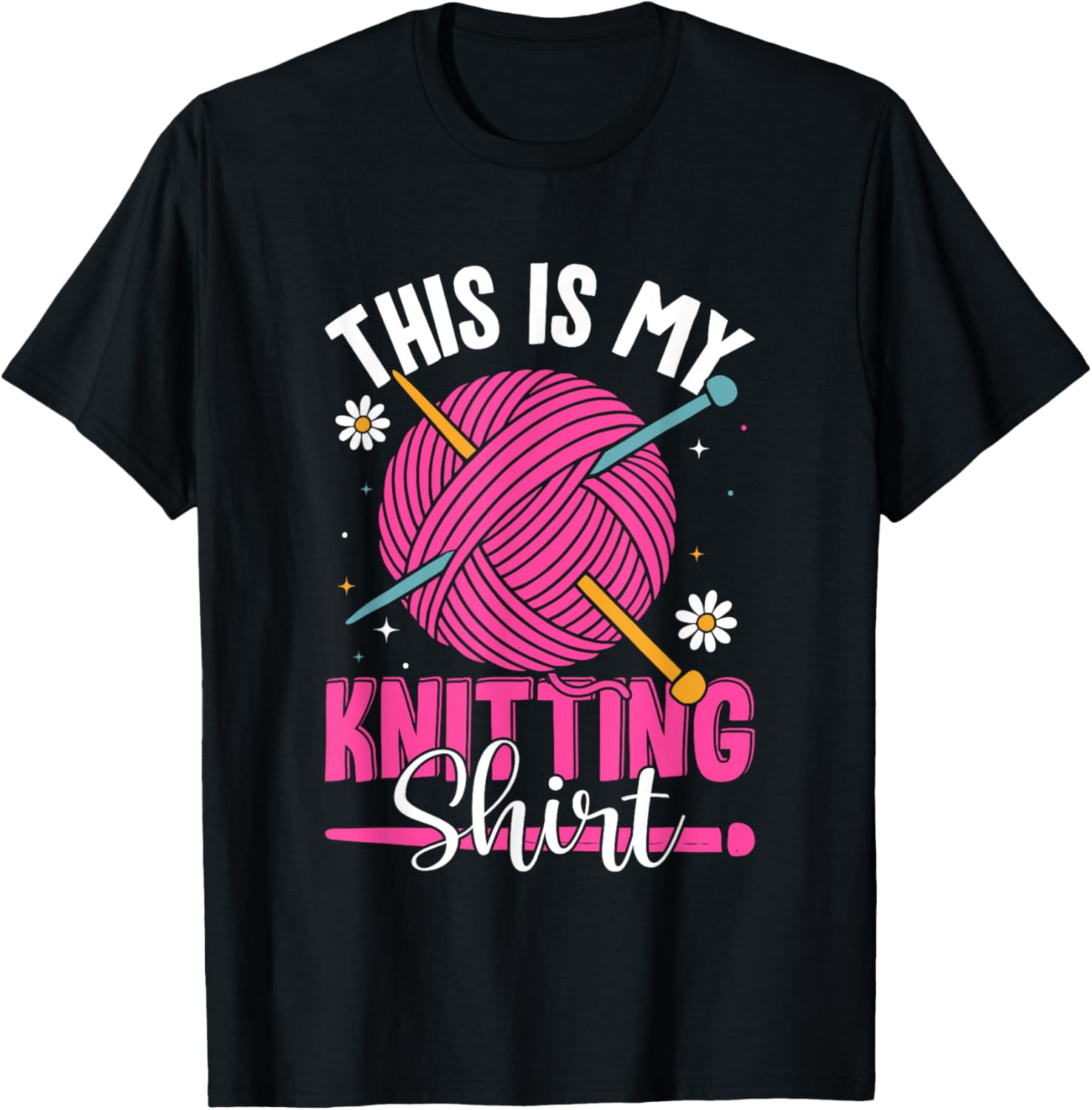 This Is My Knitting Shirt Yarn Fun T-Shirt | Viral US Pick | Customer Favorite