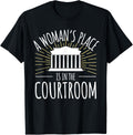 Woman Lawyer Girl Judge - Woman's Place Courtroom - Justice Apparel | Premium Quality | High CTR Boost