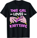 This Girl Loves Knitting Hobby Knit Yarn Knitter Yarn Supply | High Search Volume | Customer Favorite