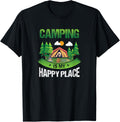 Camping is My Happy Place Vacation Adventure Apparel | Google Shopping Optimized | Top Rated Comfort