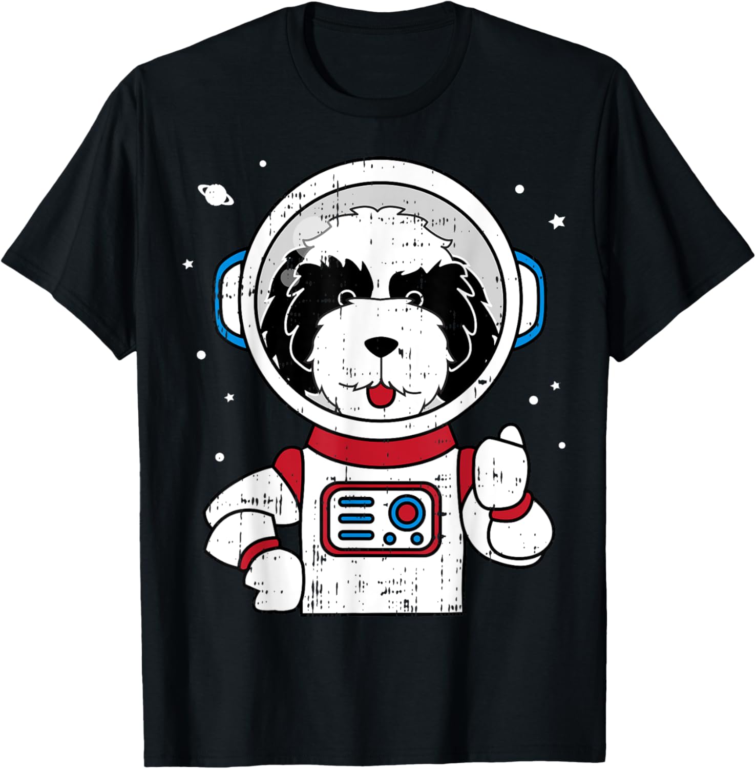 Sheepadoodle Astronaut Space Cute Dog Lover Gift Men Women Kids Apparel | High Search Volume | Aesthetic Casual Look